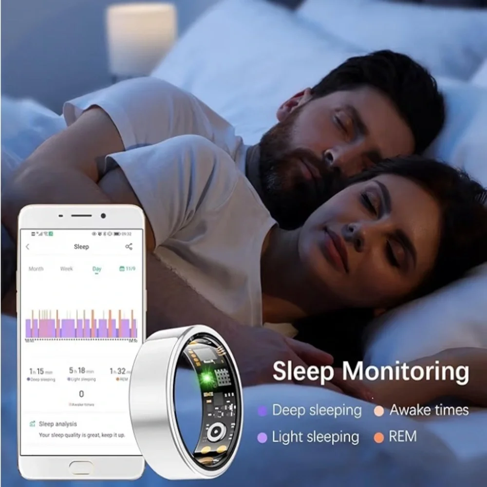 Smart Fitness Ring - Silver
